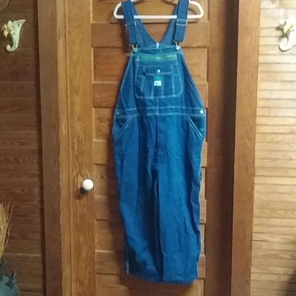 Liberty 100% Cotton Dark Blue Jean Overalls 40 x 23